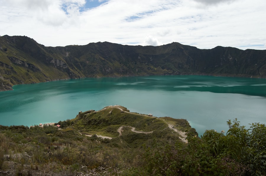 Photo Natural lake