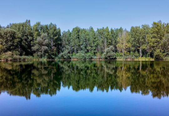 Photo Natural lake